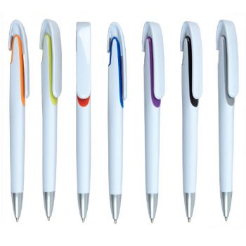 עט כדורי צבעוני פלסטי לעסקים